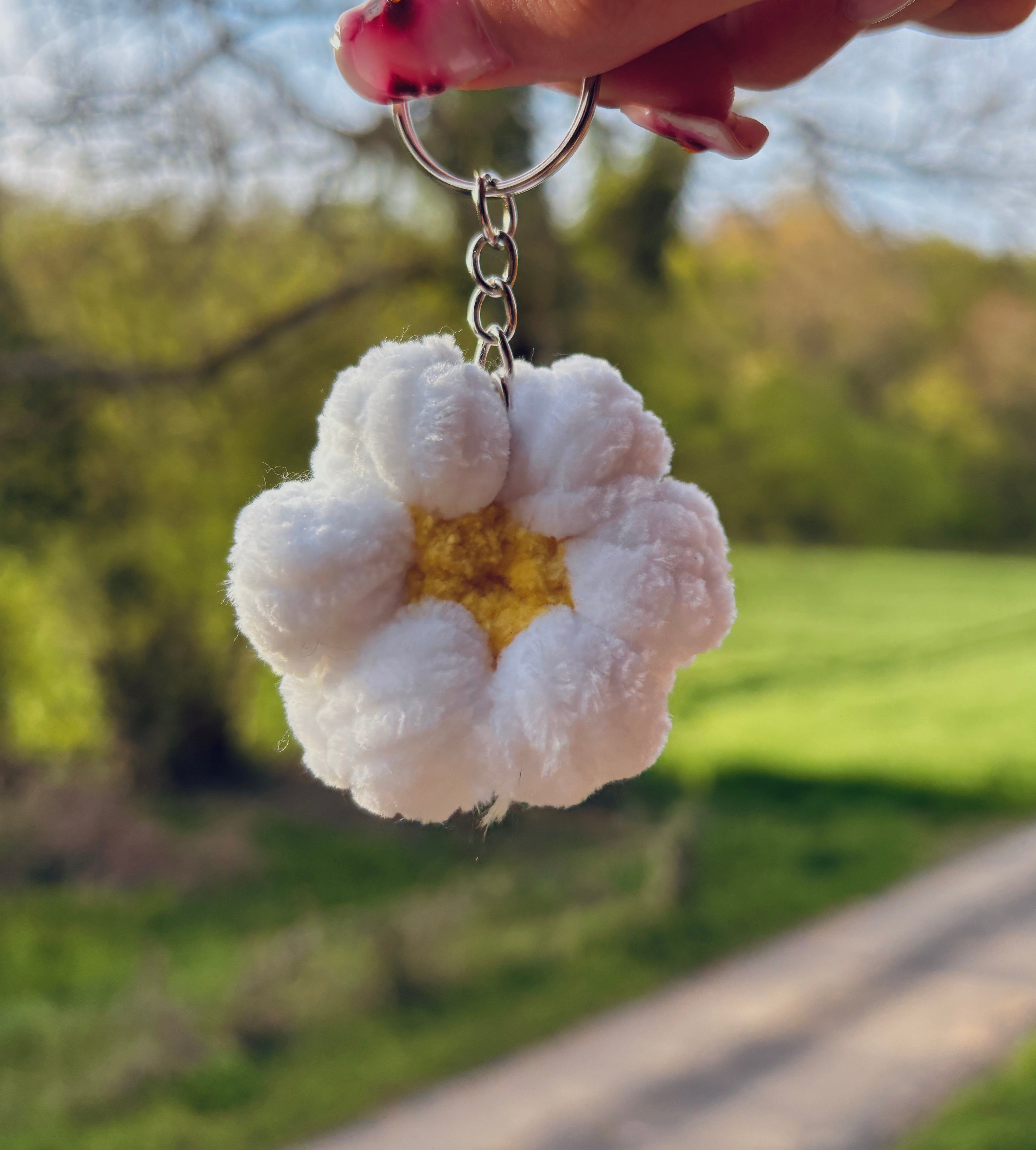 Porte-clés fleurs